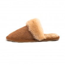 Крзнени папучи Jessica Camel